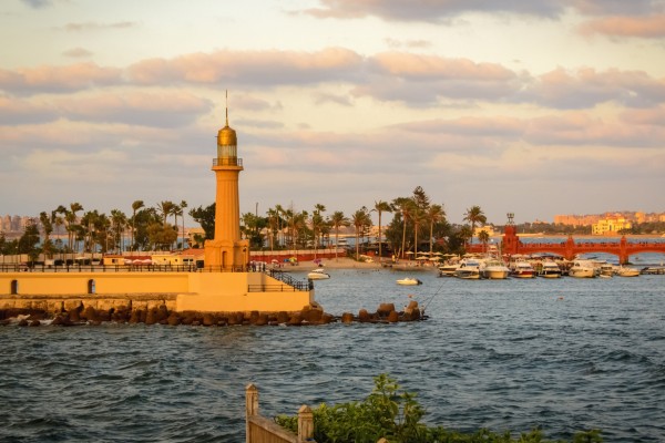 Der Leuchtturm in Alexandria ist eine tolle Sehenswürdigkeit in Ägypten