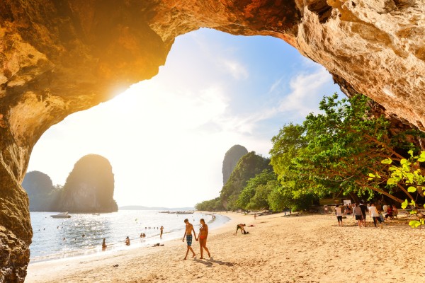 Der Phra Nang Beach zählt zu den schönsten Stränden Thailands