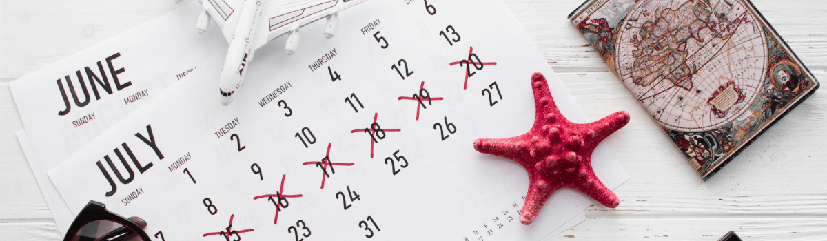 Urlaubskalender mit Feiertagen und Fenstertagen 2026 