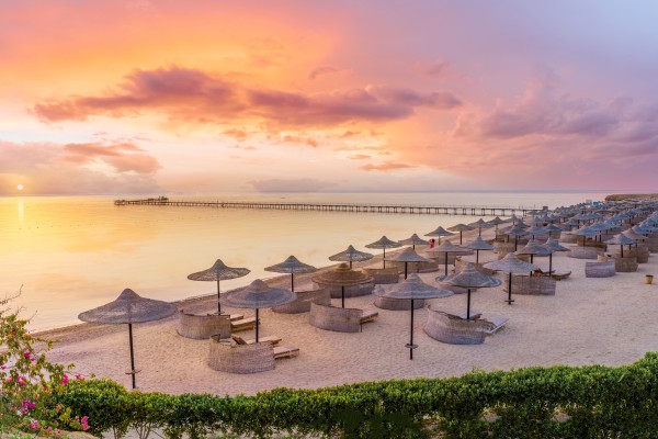 Magischer Sonnenaufgang in Marsa Alam
