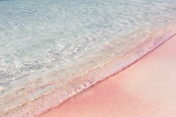 Ein echtes Naturwunder - Der rosa Sand auf Elafonissi