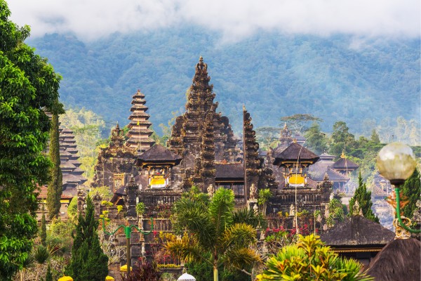 Der Besakih Tempel auf Bali