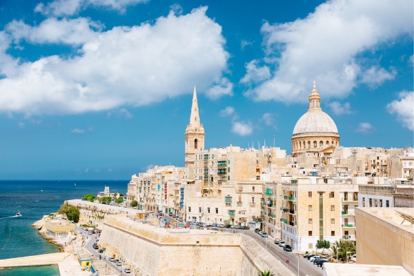 Die maltesische Hauptstadt Valetta
