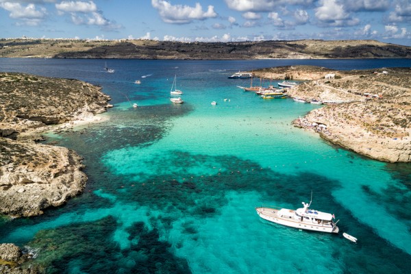 Die strahlende Blue Lagoon auf Malta
