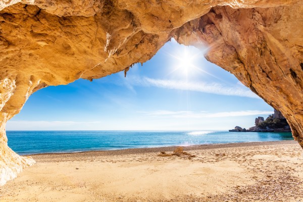 Der wunderschöne Cala Luna Beach auf Sardinien