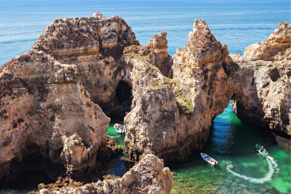 Toller Anblick: Ponta da Piedade an der Algarve