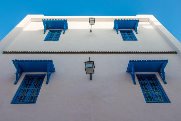Typische Häuser in Hammamat beim Reisen bestaunen